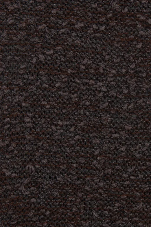 Bayan Kahverengi Yırtmaçlı Triko Maksi Dar Etek - BSL