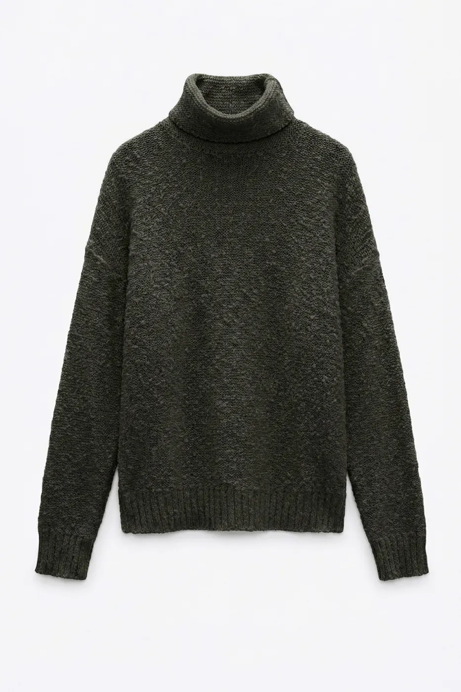 Bayan Haki Boğazlı Oversize Kazak