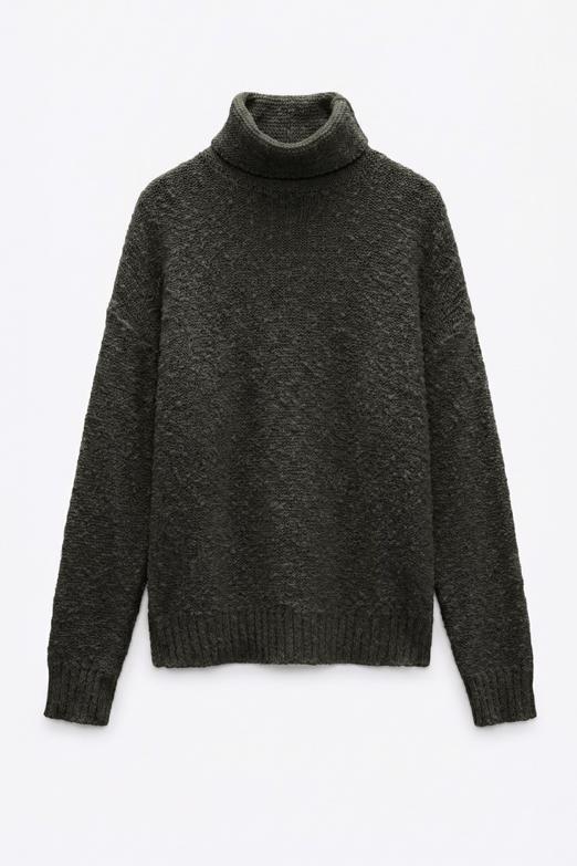 Bayan  Boğazlı Oversize Kazak