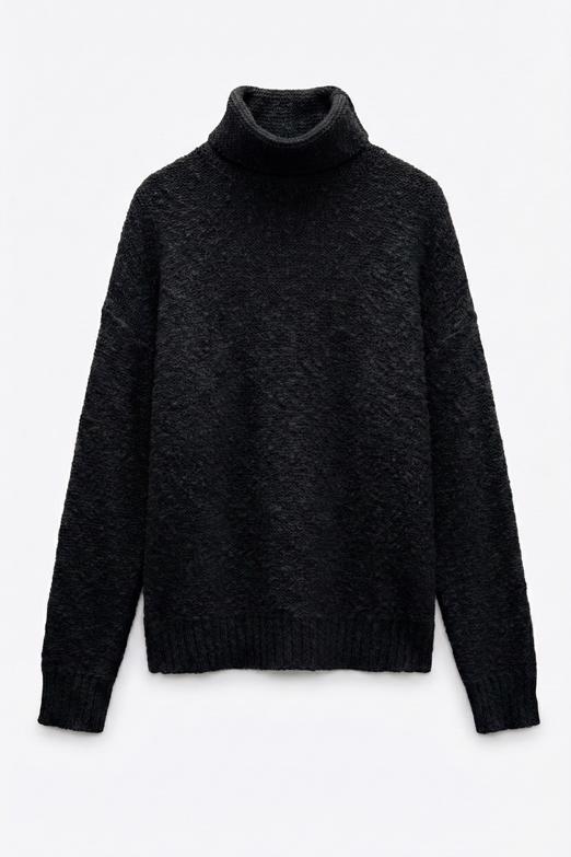 Bayan  Boğazlı Oversize Kazak