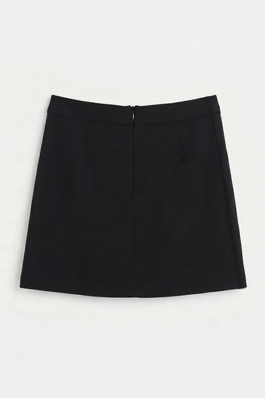 Bayan Siyah Dar Mini Etek - BSL