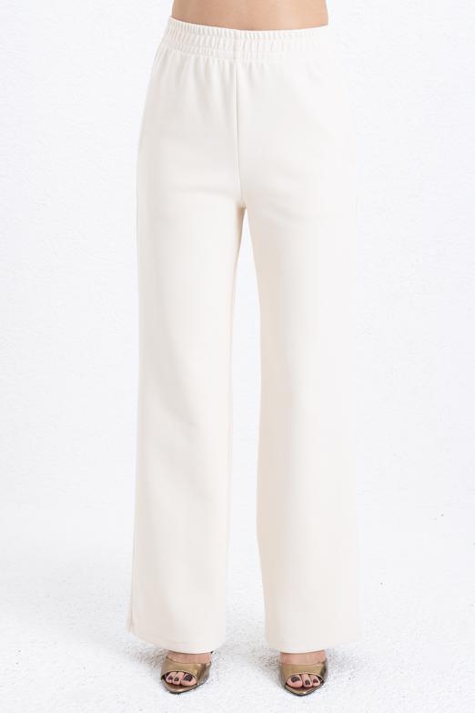 Bayan  Düz Kesim Bol Pantolon