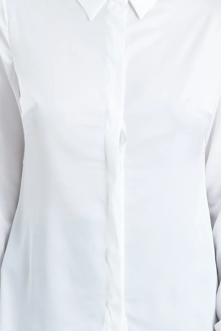 Bayan Beyaz Poplin Gömlek