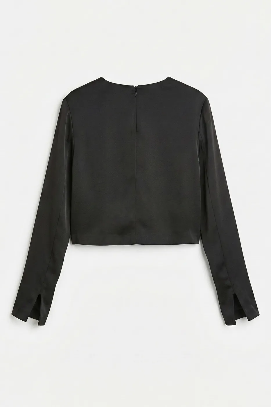 Bayan Yeşil Saten Bluz