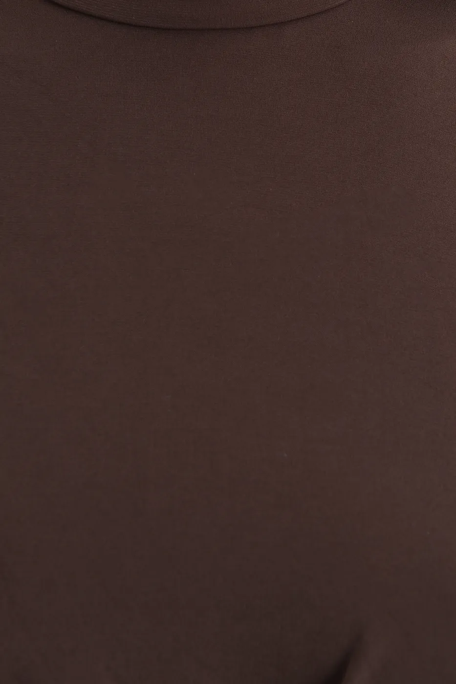 Bayan Kahverengi Toka Detaylı Midi Elbise