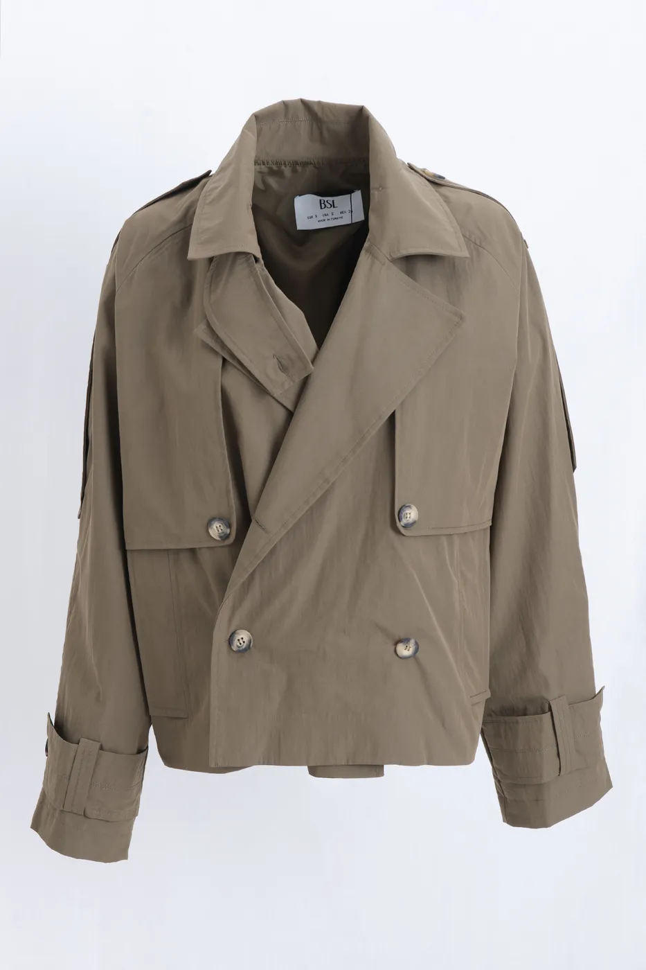 Bayan Haki Kısa Trençkot