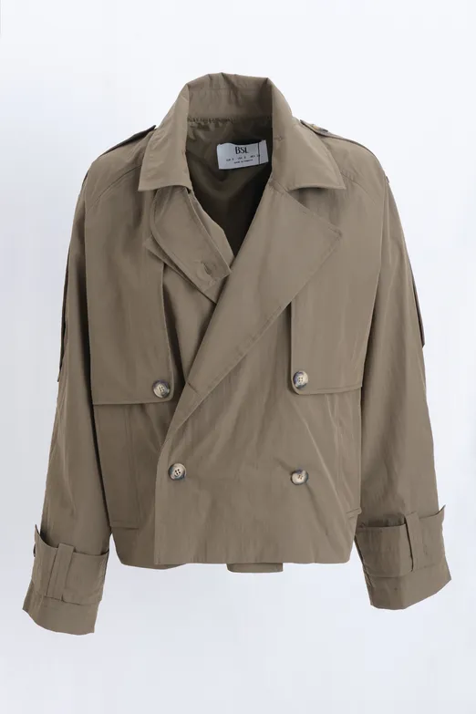 Bayan Haki Kısa Trençkot - BSL