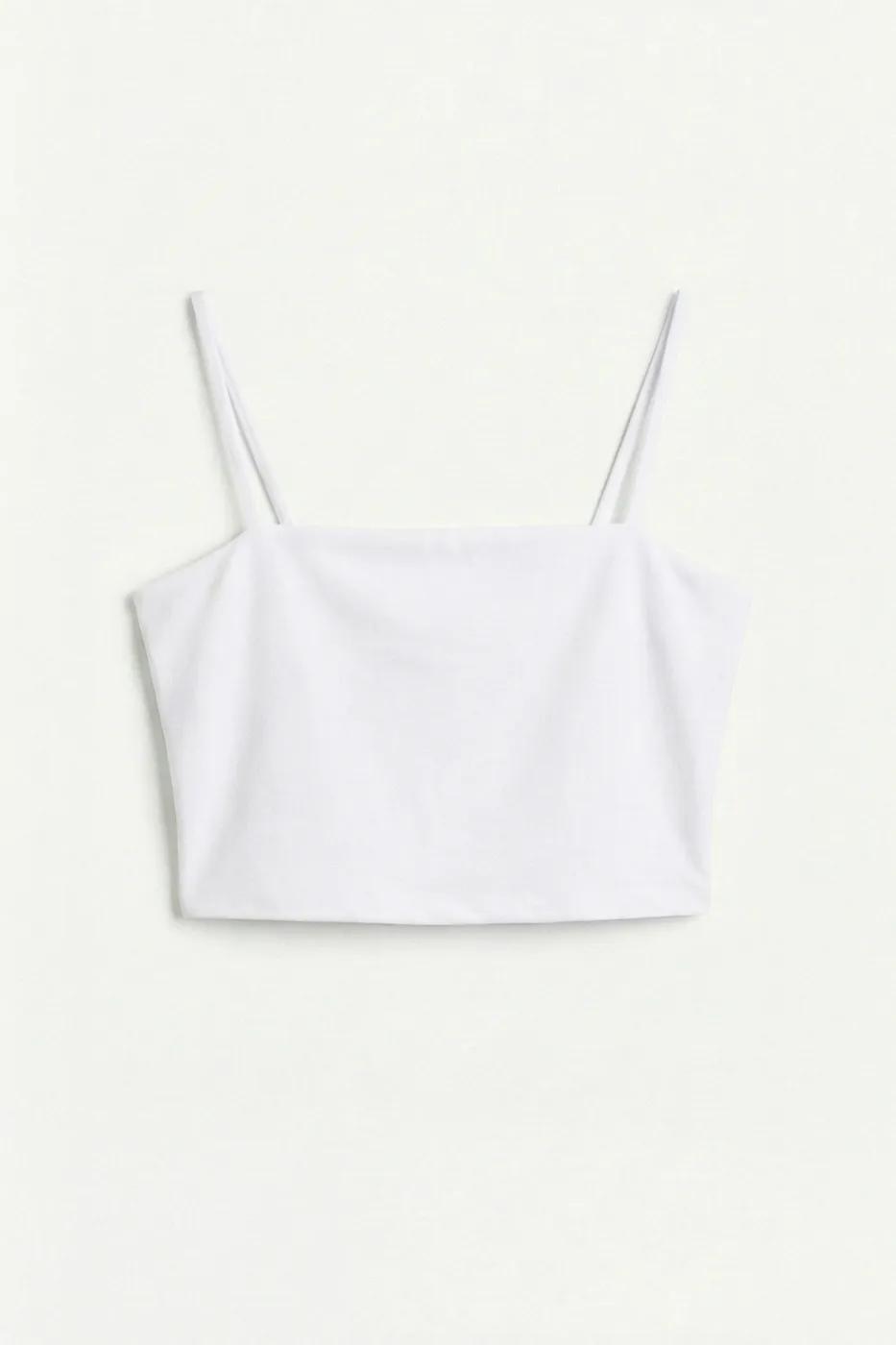 Bayan Beyaz Straplez Askılı Body