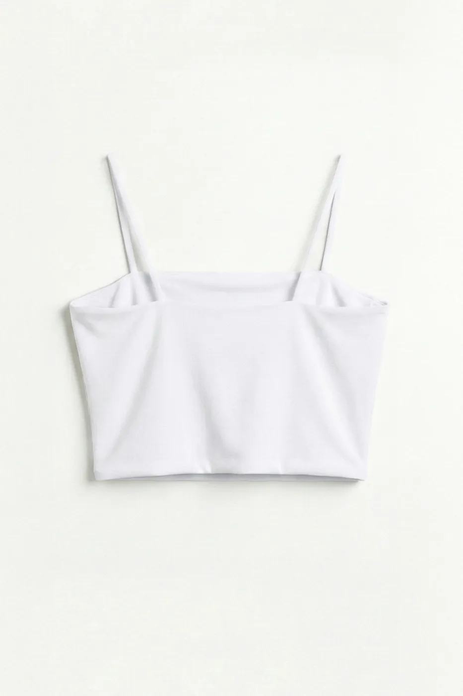 Bayan Beyaz Straplez Askılı Body