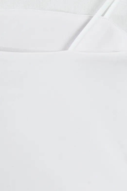 Bayan Beyaz Straplez Askılı Body - BSL