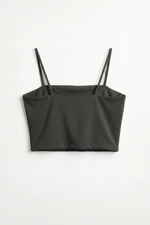 Bayan Füme Straplez Askılı Body - BSL