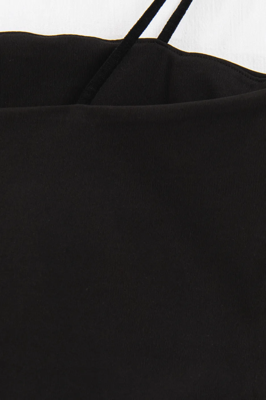 Bayan Siyah Straplez Askılı Body