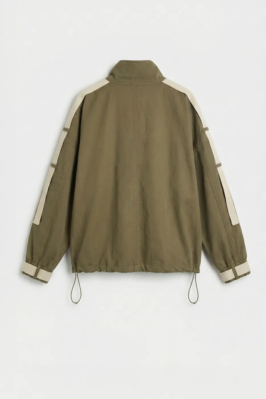 Bayan Haki Şerit Detaylı Mont