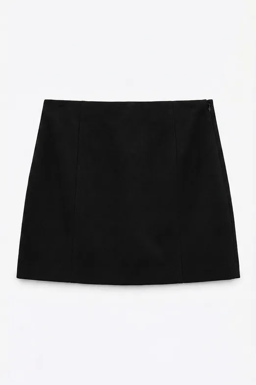 Bayan Siyah Mini Kalem Etek - BSL