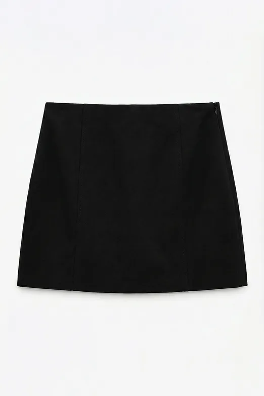 Bayan Siyah Mini Kalem Etek - BSL