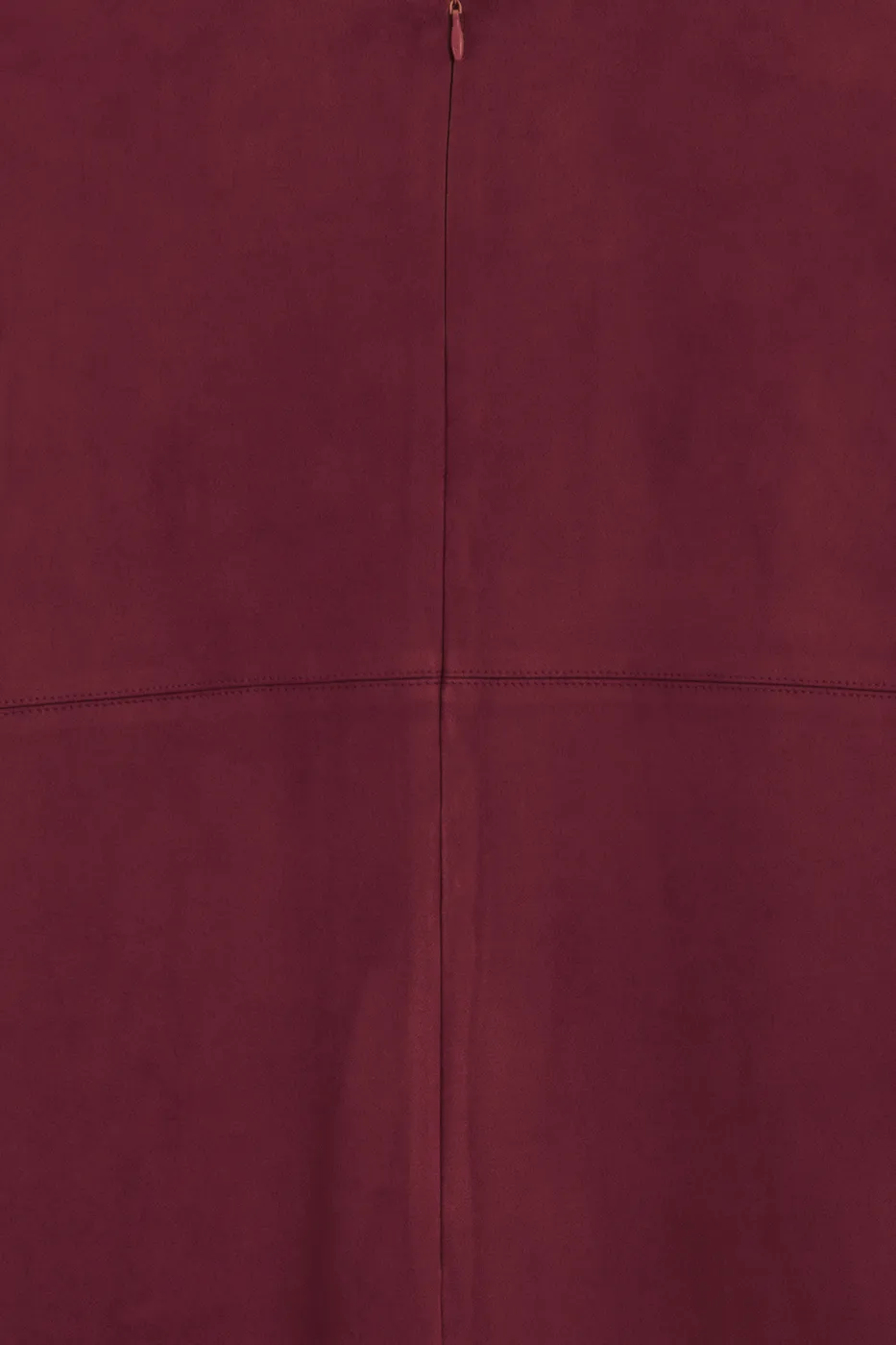 Bayan Bordo Süet Görünümlü Mini Jile Elbise