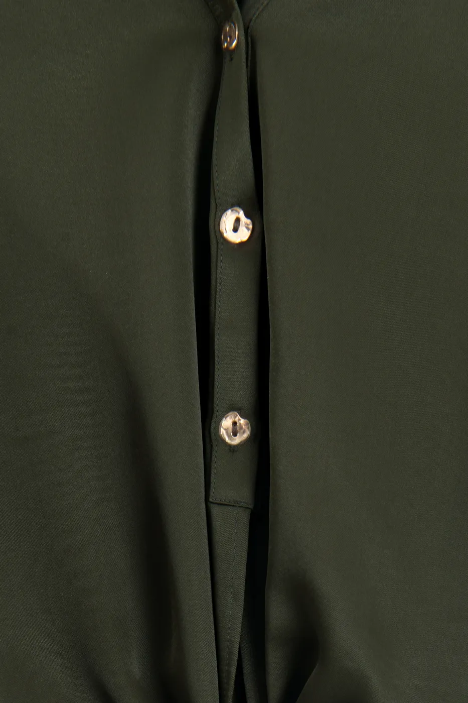 Bayan Haki Bağlamalı Saten Bluz