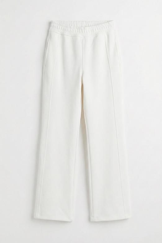 Beli Lastikli Düz Kesim Pantolon