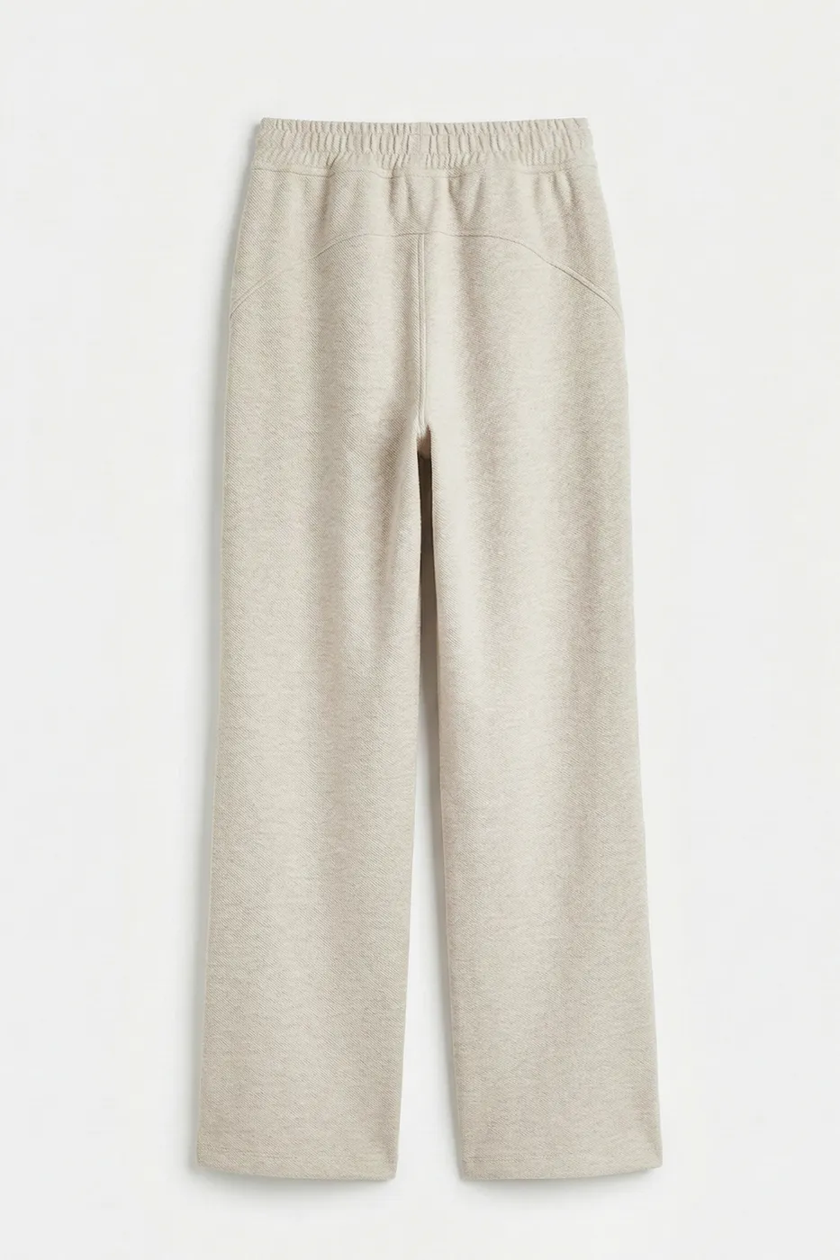 Bayan Taş Beli Lastikli Düz Kesim Pantolon