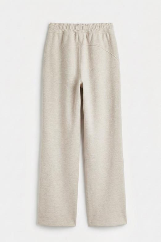 Beli Lastikli Düz Kesim Pantolon