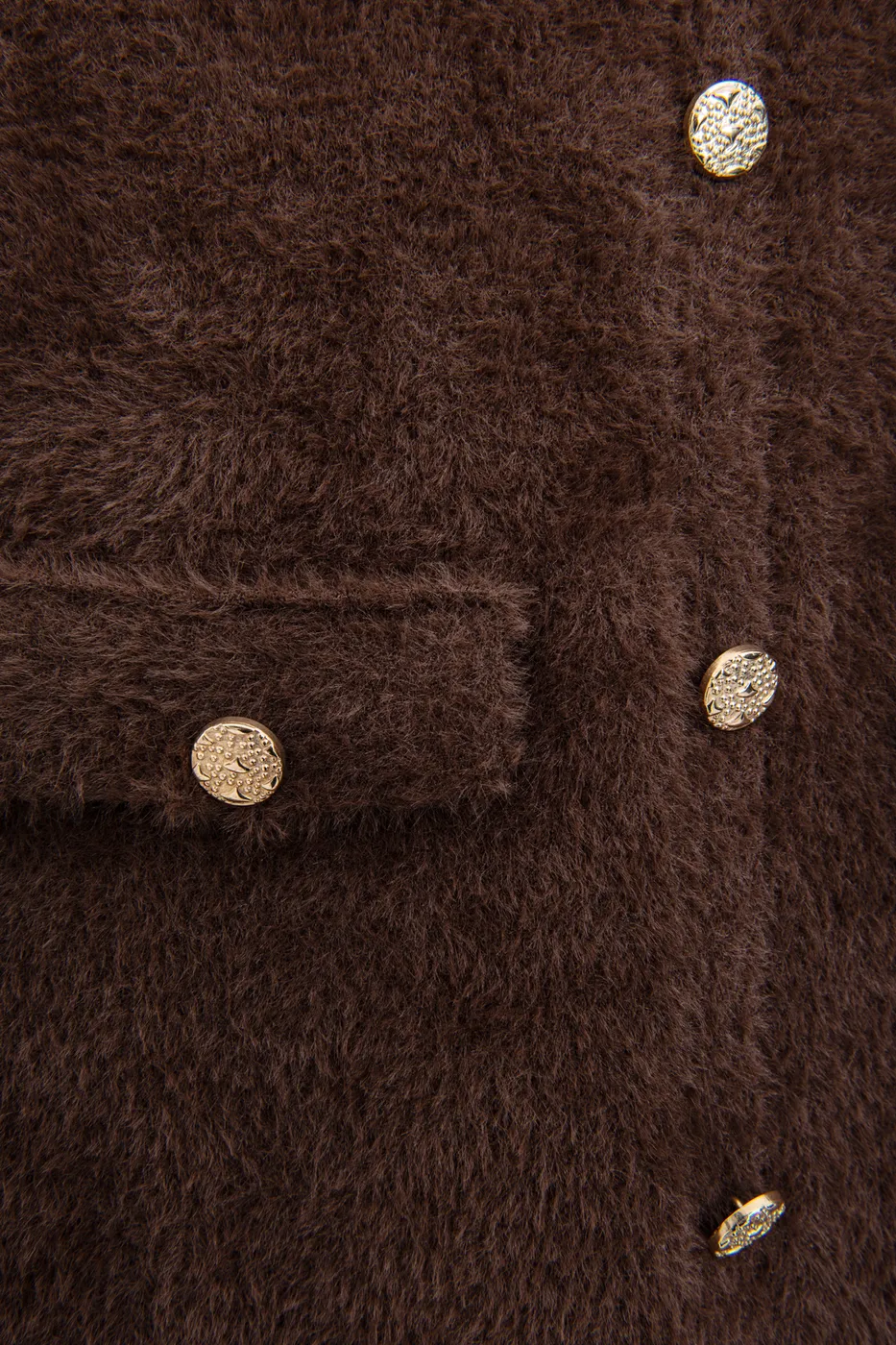 Bayan Kahverengi Triko Carmel Yaka Mini Elbise