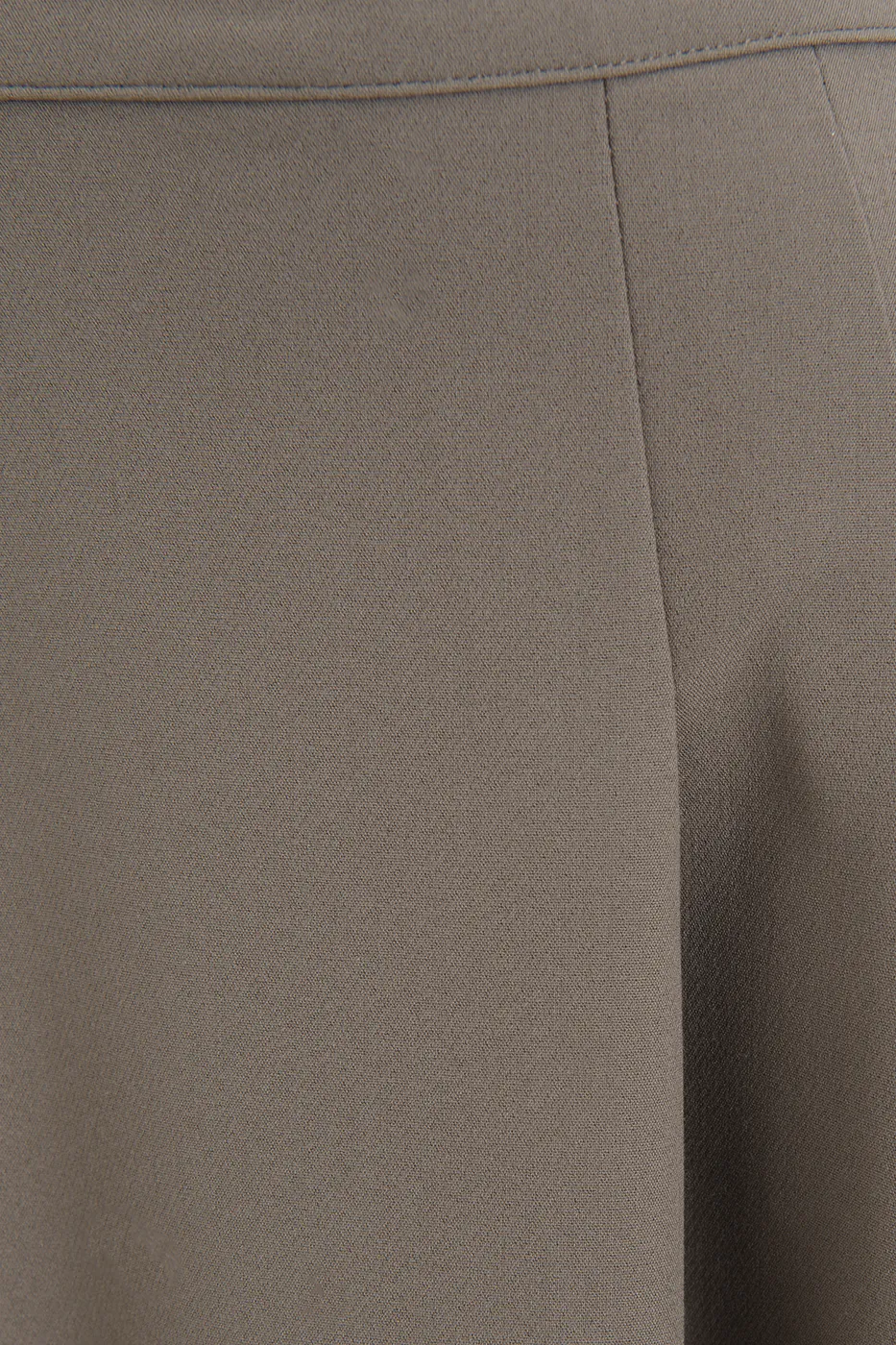 Bayan Haki Pileli Midi Etek