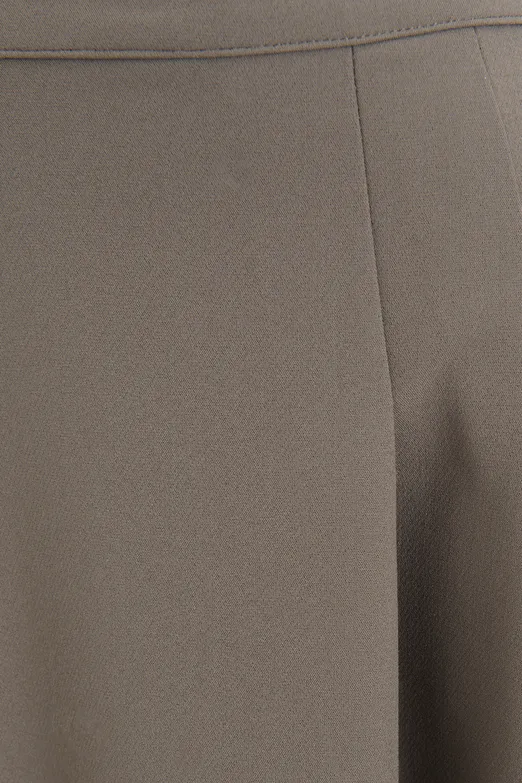 Bayan Haki Pileli Midi Etek - BSL