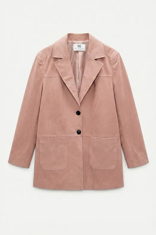 Bayan Pudra Cep Detaylı Ceket - BSL