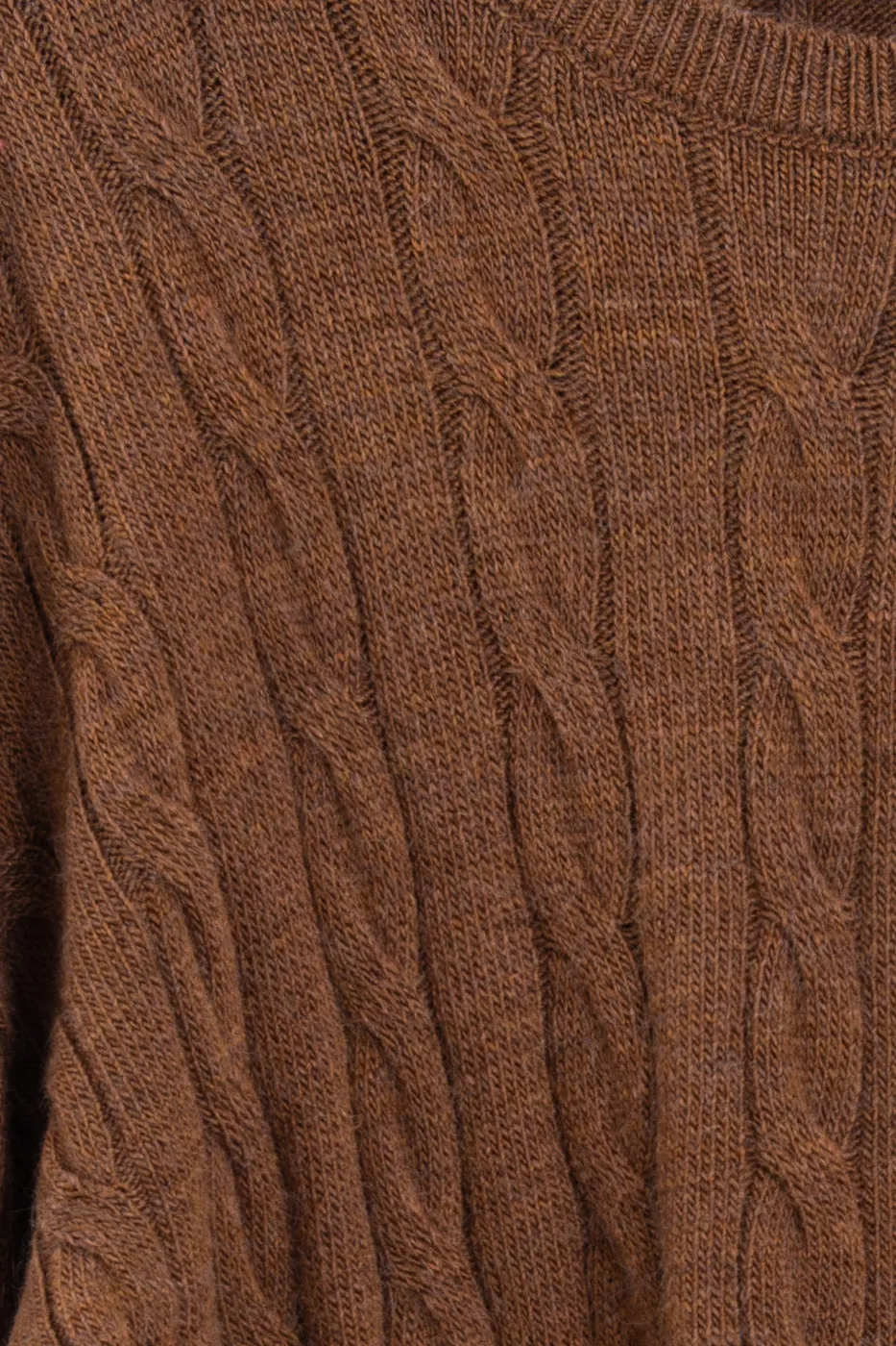 Bayan Tarçın Saçörgü Triko Oversize Kazak