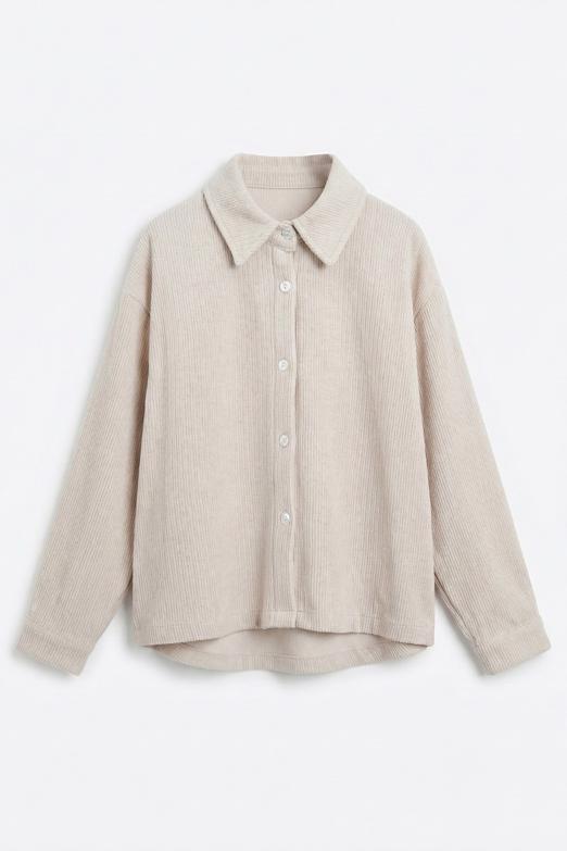 Fitilli Oversize Gömlek