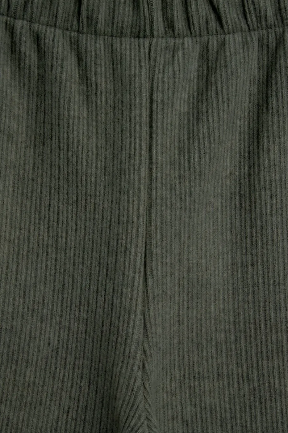 Bayan Haki Fitilli Düz Kesim Pantolon