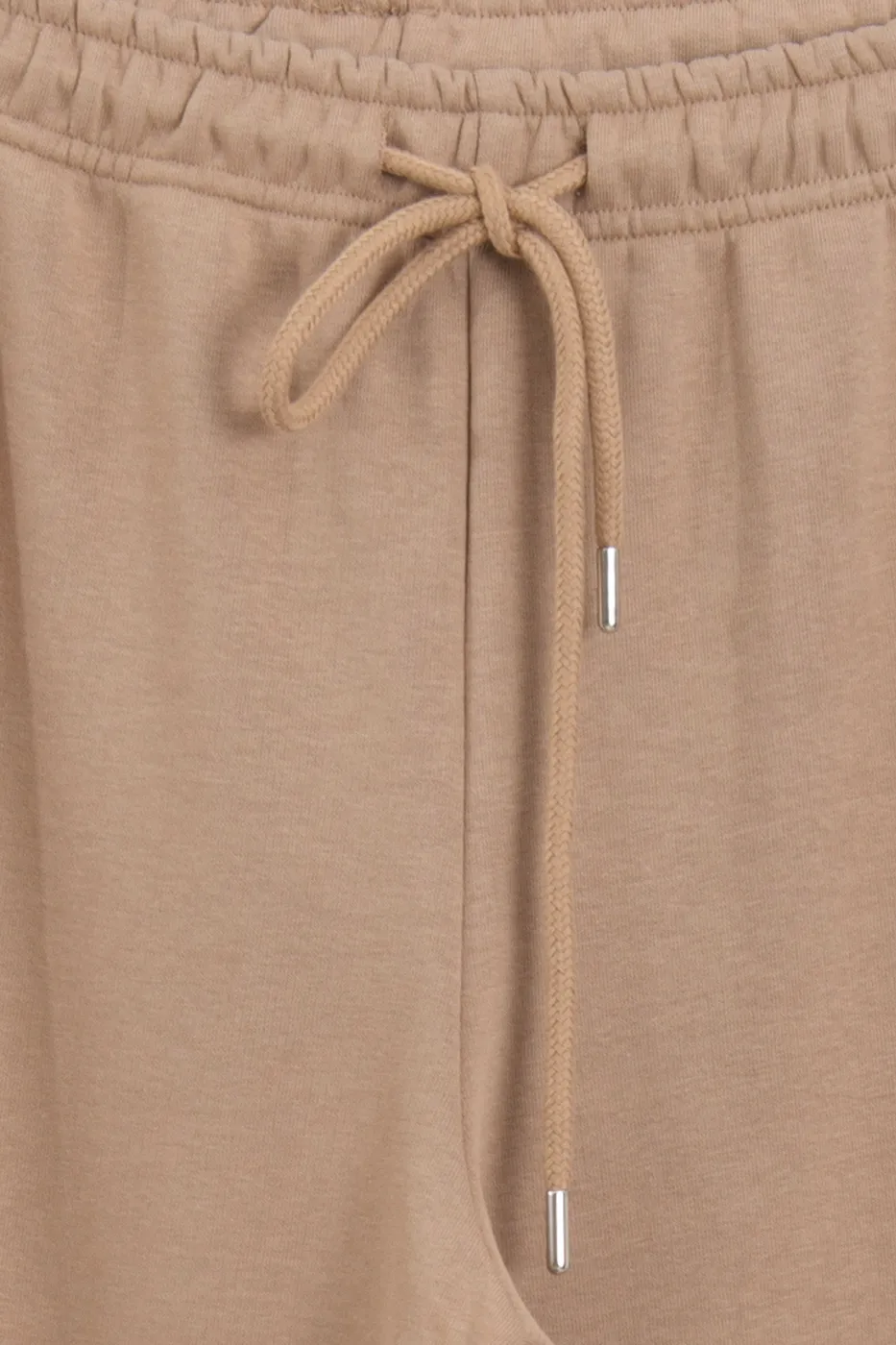 Bayan Bej Düz Kesim Pantolon