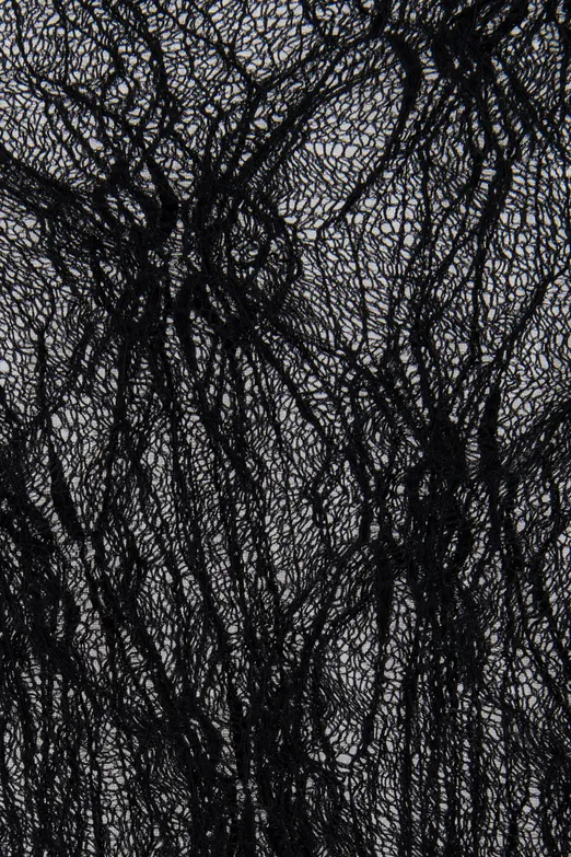 Bayan Siyah Tül Bodysuit - BSL