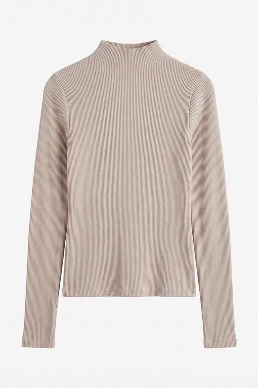 Bayan  Fitilli Dik Yakalı Top