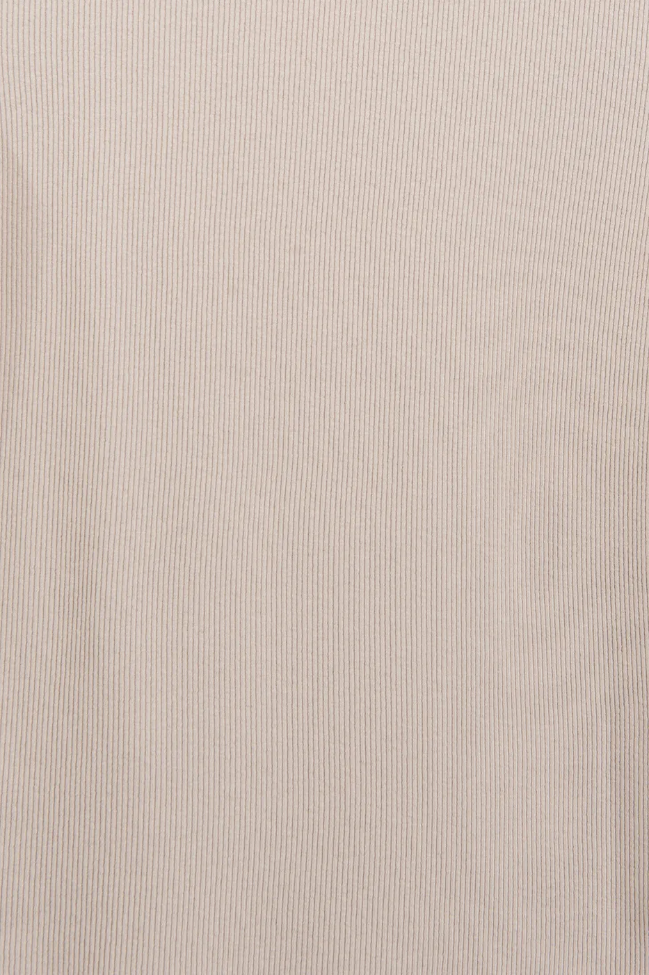 Bayan Bej Fitilli Dik Yakalı Top