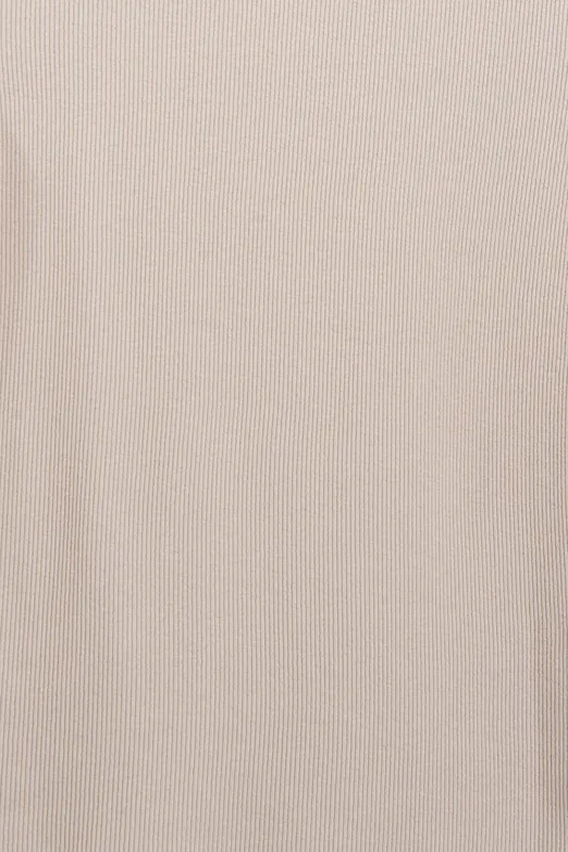 Bayan Bej Fitilli Dik Yakalı Top - BSL