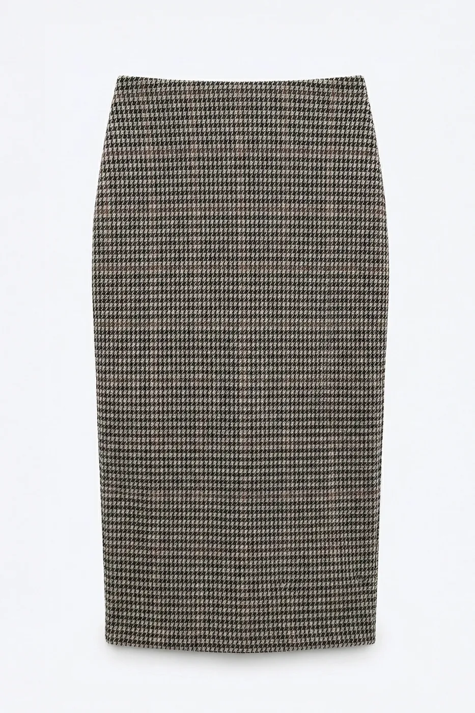 Bayan Kahverengi Midi Kalem Etek