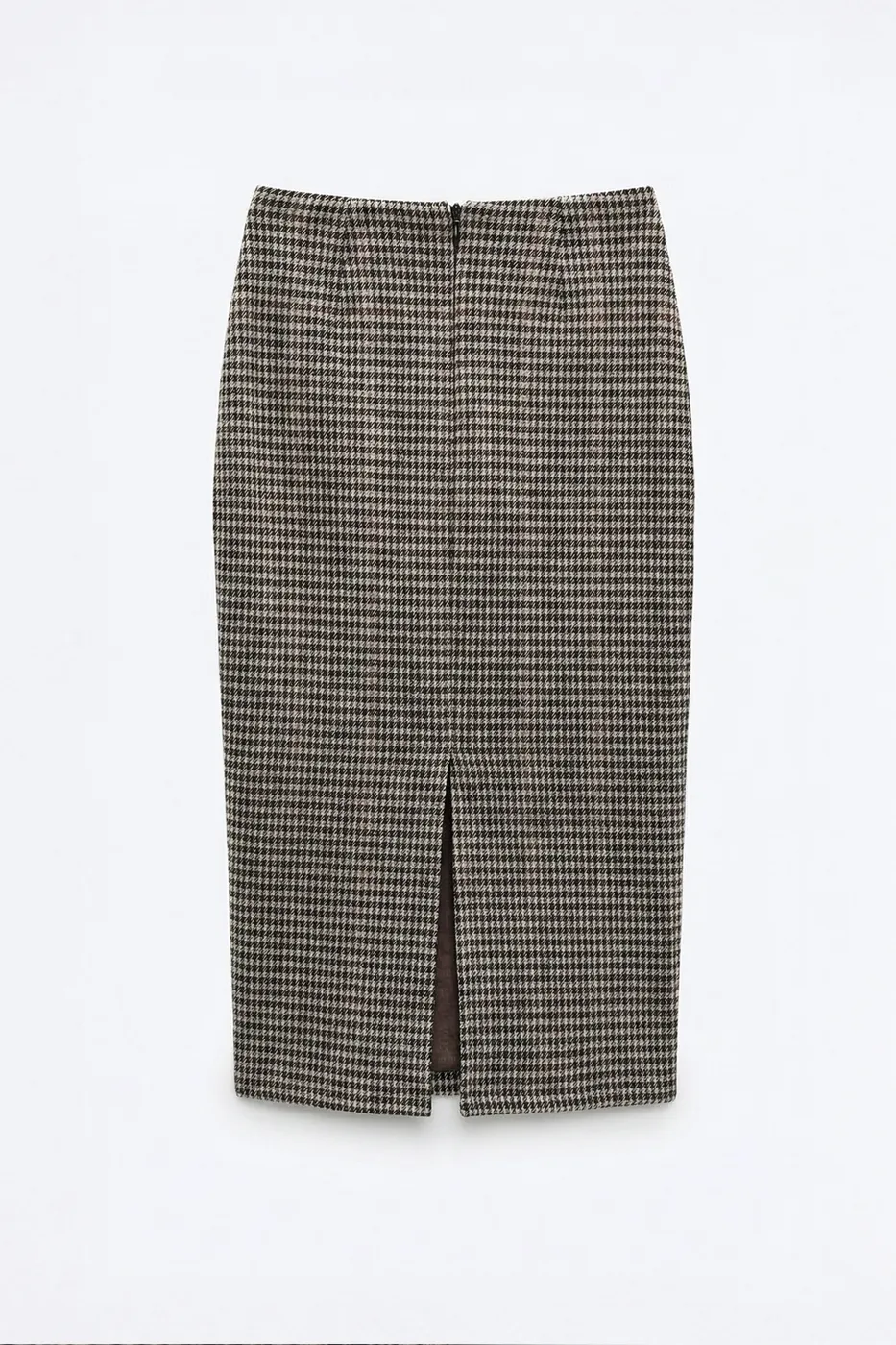 Bayan Kahverengi Midi Kalem Etek