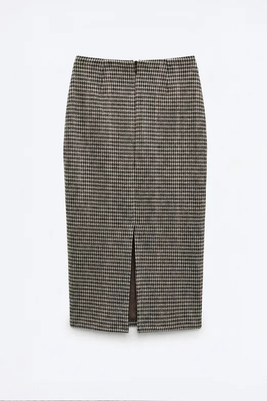 Bayan Kahverengi Midi Kalem Etek - BSL