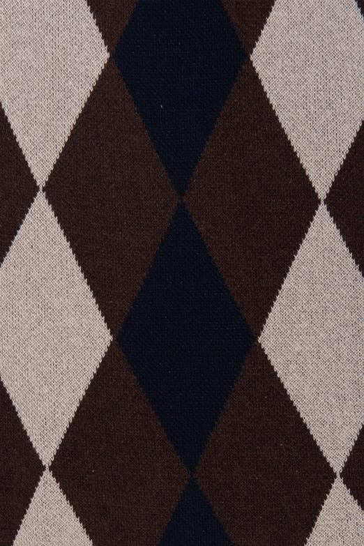 Baklavalı Midi Kalem Triko Etek