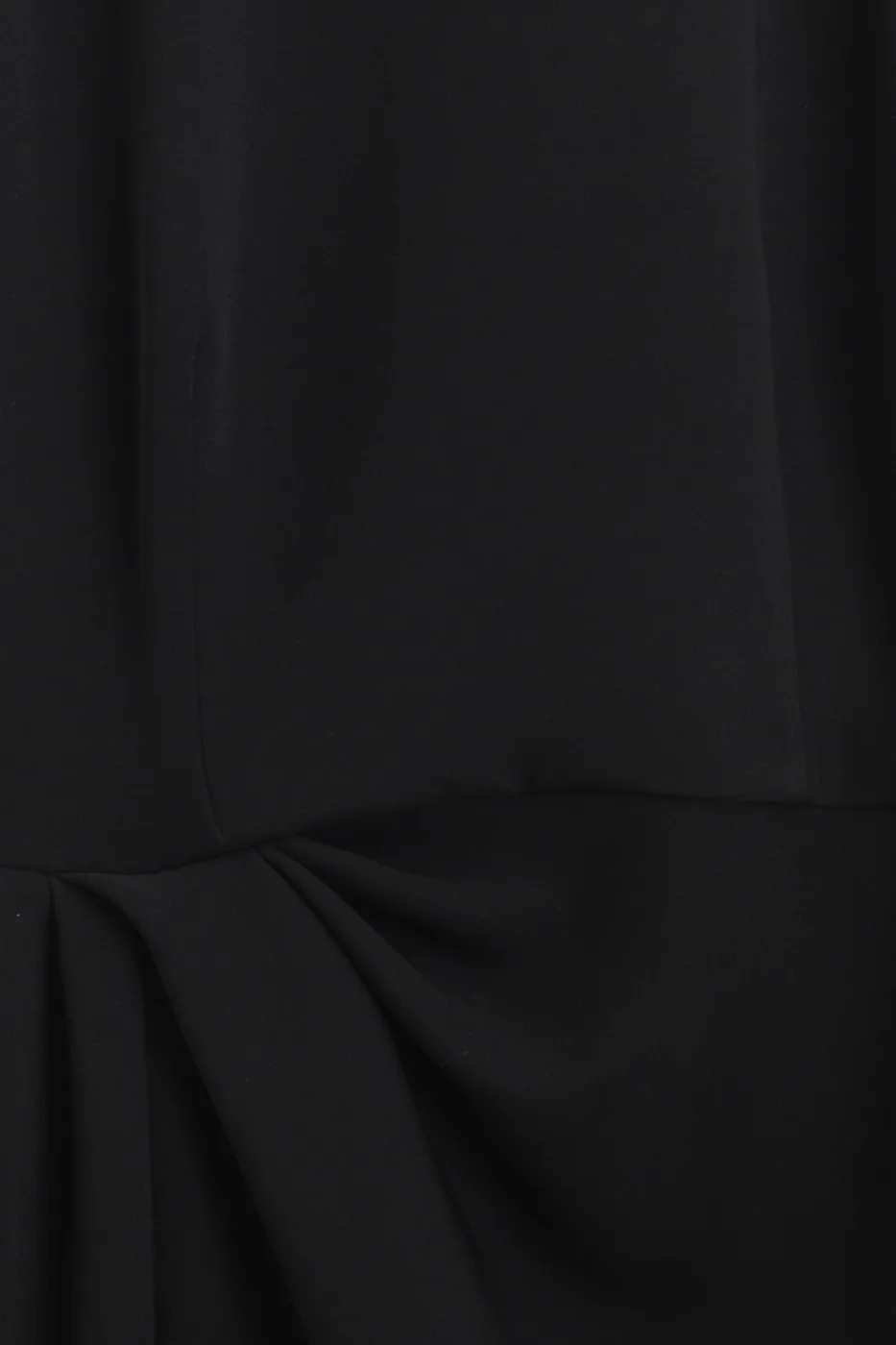 Bayan Siyah Maksi Kolsuz Gece Elbisesi