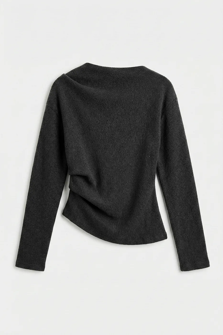 Bayan Antrasit Drapeli Top