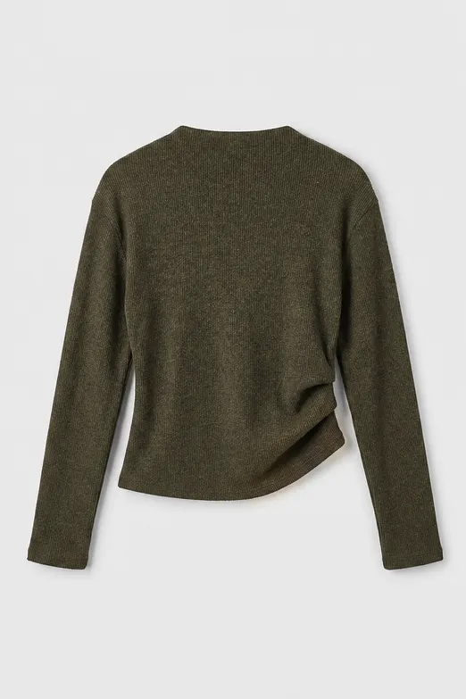 Bayan Haki Drapeli Top - BSL