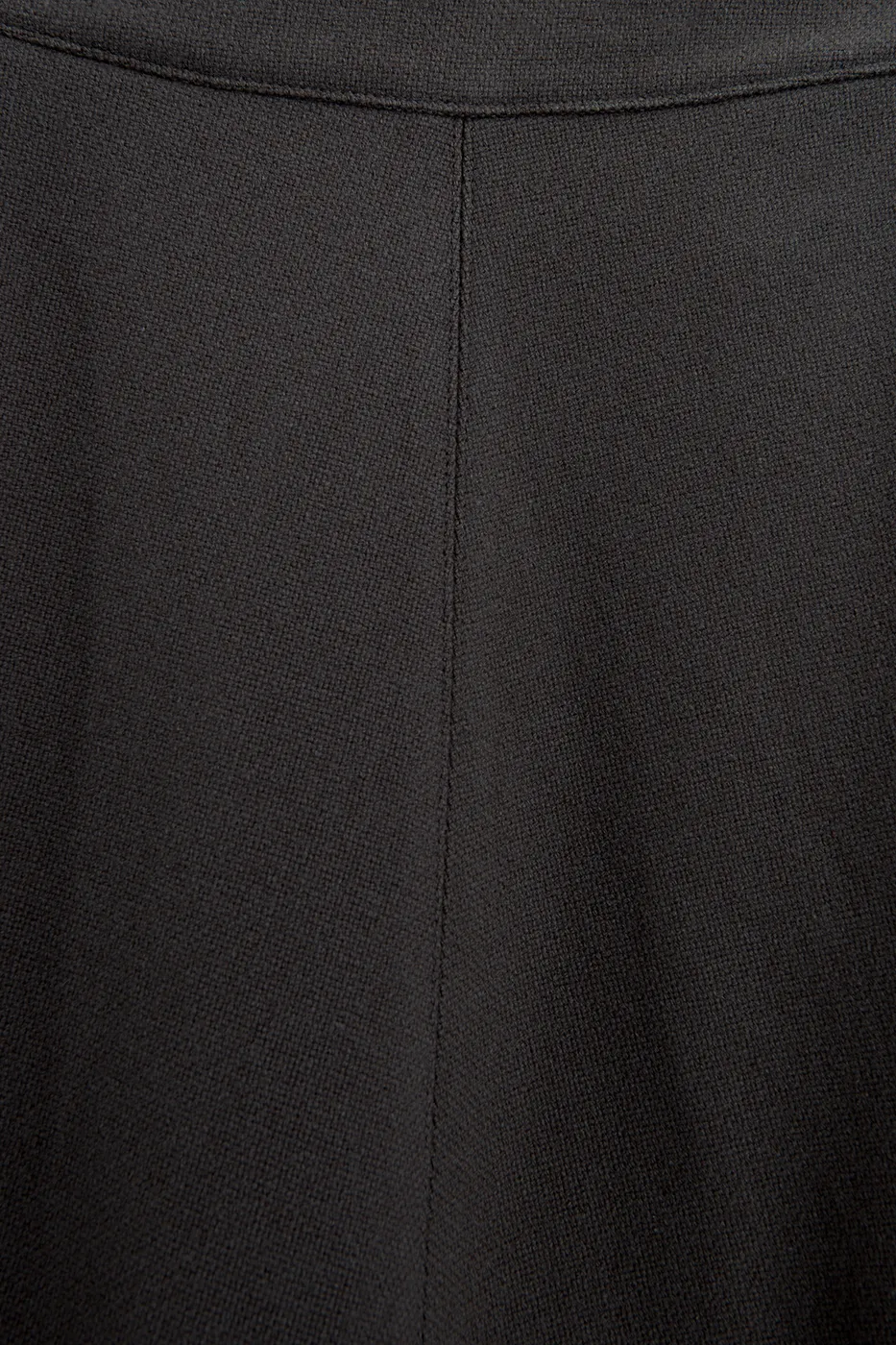 Bayan Siyah Midi Kloş Etek