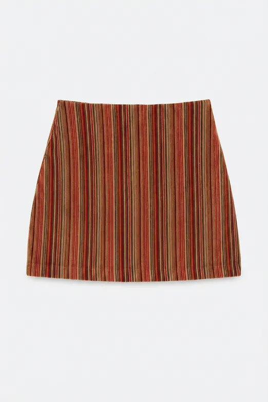 Bayan Multı Kadife Kalem Mini Etek - BSL