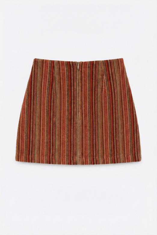 Kadife Kalem Mini Etek