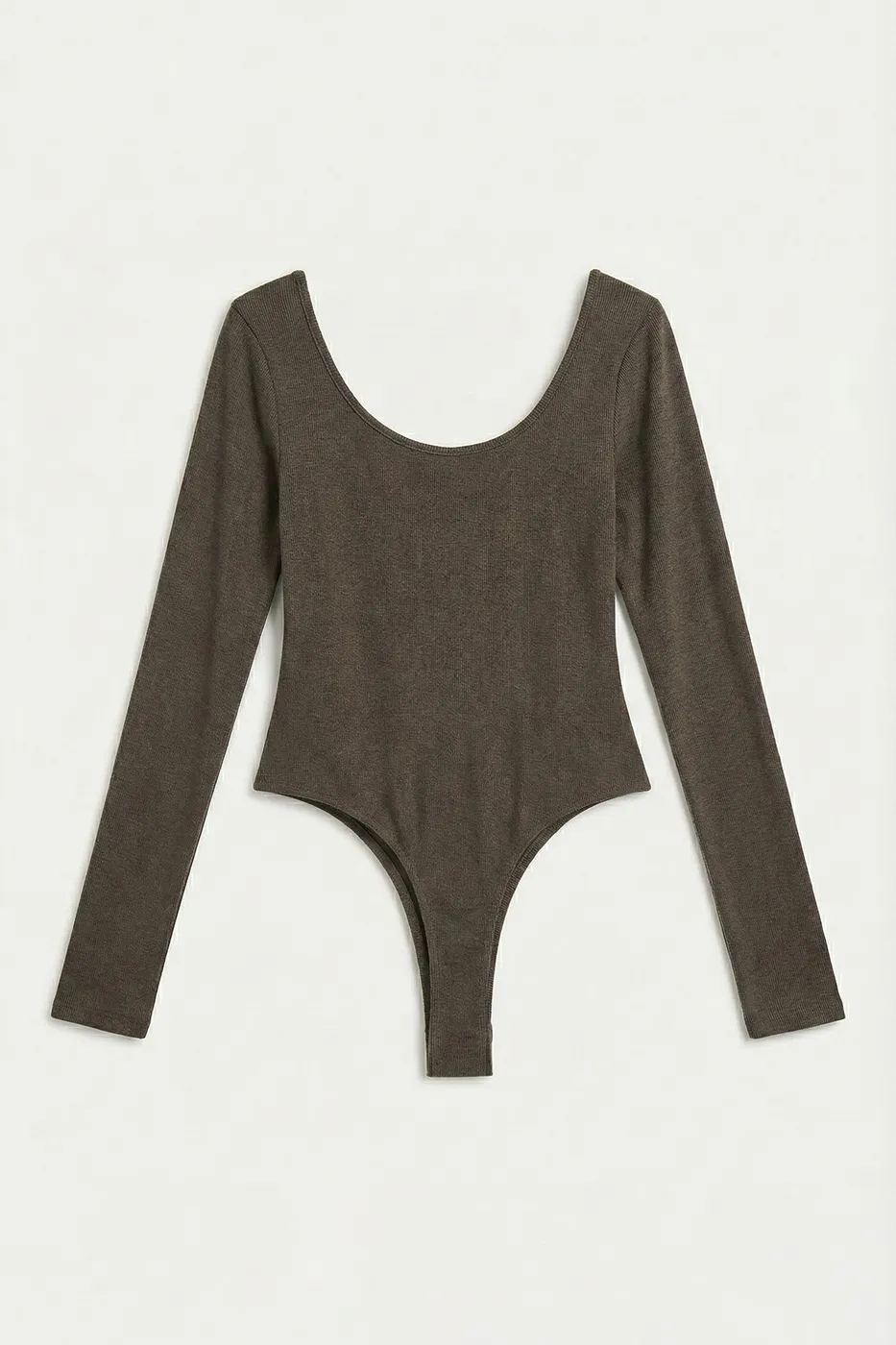 Bayan Haki Geniş Yakalı Bodysuit