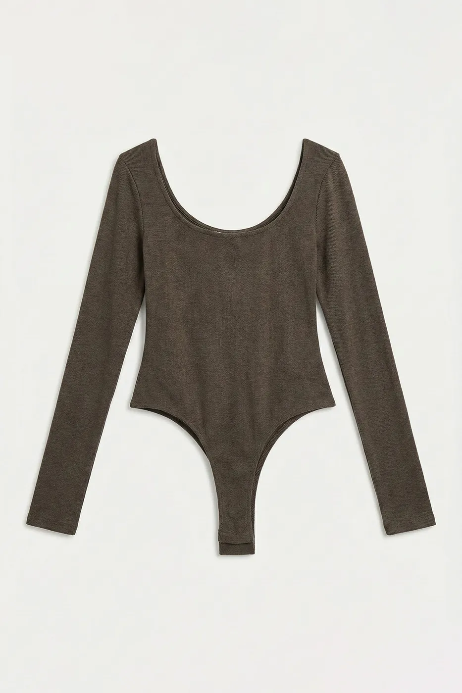 Bayan Haki Geniş Yakalı Bodysuit