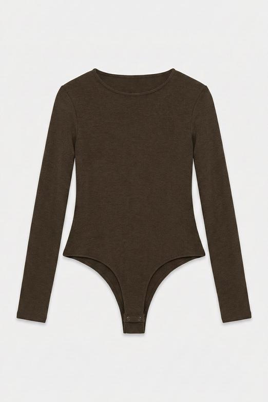 Bisiklet Yakalı Bodysuit