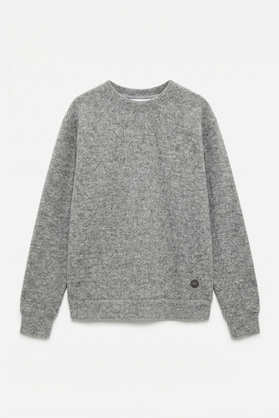 Bayan Gri Soft Oversize Sweatshirt